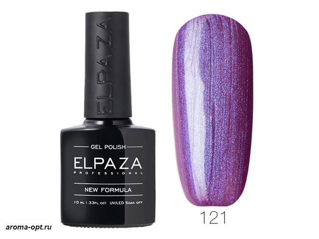 121 Гель-лак для ногтей ELPAZA 10 мл пурпур
