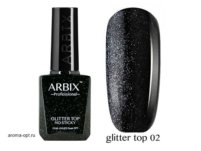 ARBIX Glitter Top NO STICKY 02/топ с блёстками без липкого слоя