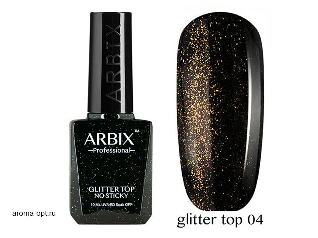 ARBIX Glitter Top NO STICKY 04/топ с блёстками без липкого слоя
