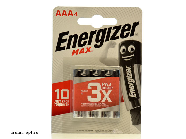 Батарейка Energizer Max LR03 BL4