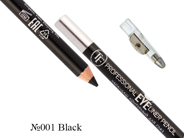 Triumpf карандаш с точилкой д/глаз N 01 black