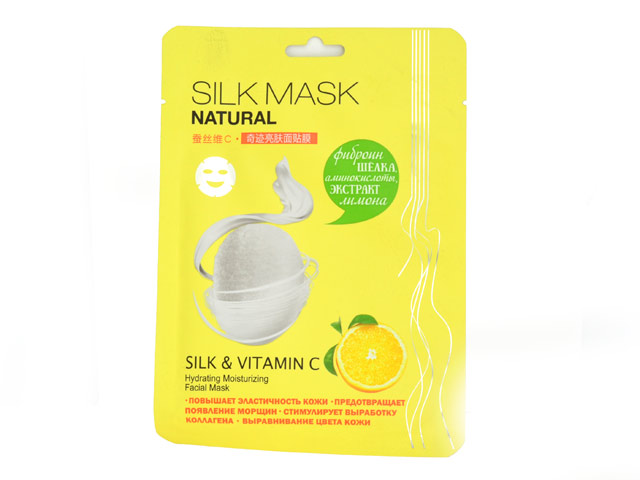 Маска для лица Silk Mask Фиброин шелка и лимон