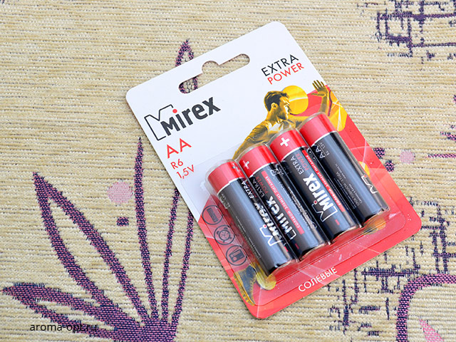 Батарейки Mirex солевая пальчик R6\AA 1.5v